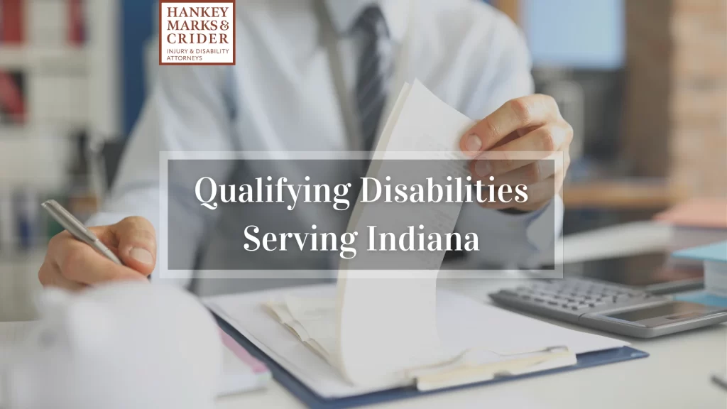 Qualifying Disabilities Serving Indiana