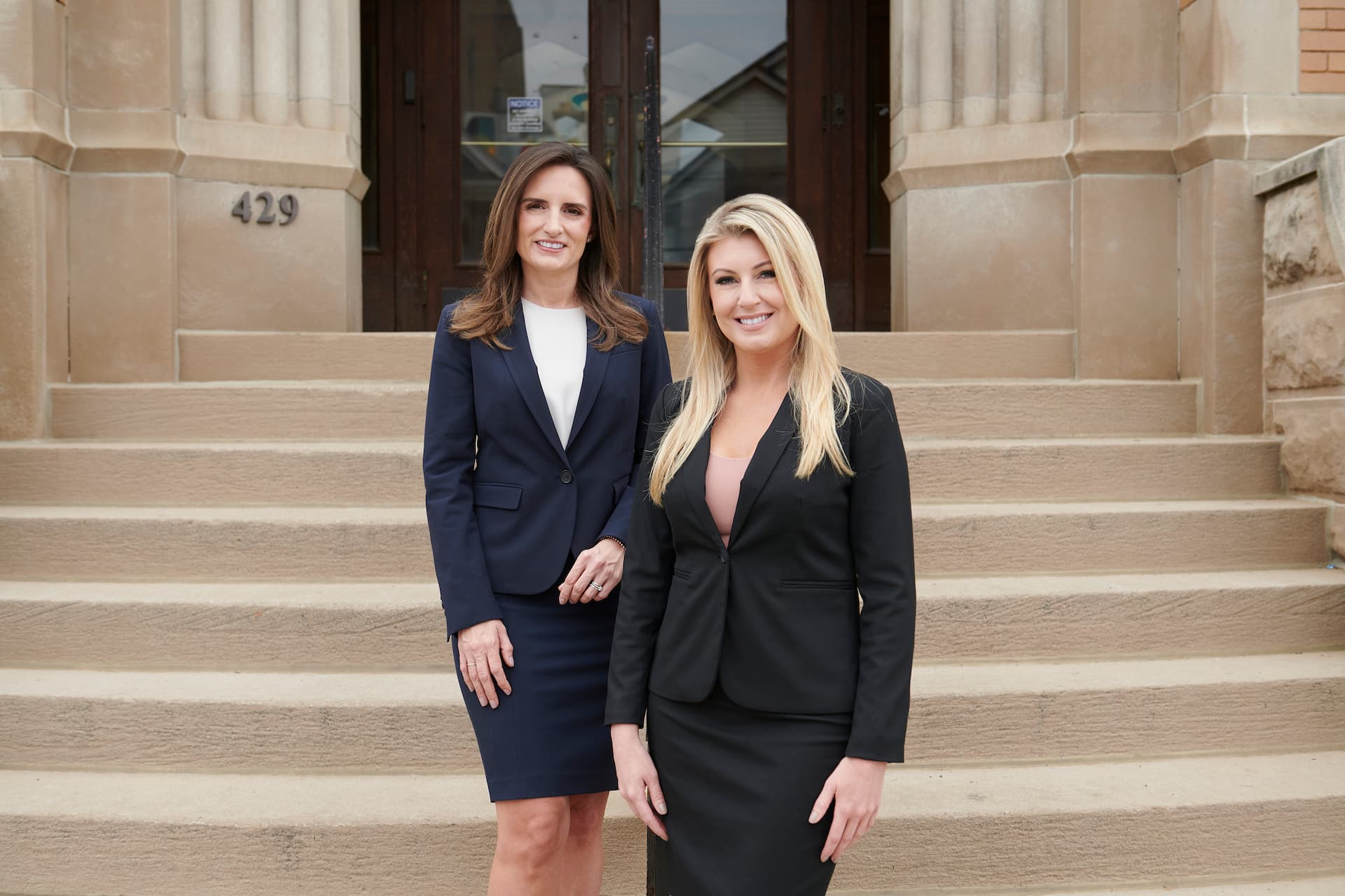 Attorney Ashley D. Marks & Attorney Stacey J. Crider standing next to each other